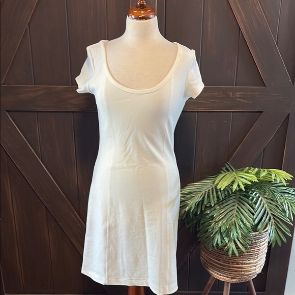 Boston Proper Cream Dress - Picture 1 of 6